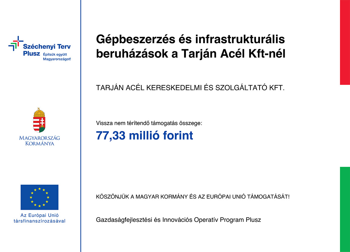 Széchenyi Terv Plusz 2021 Pályázat